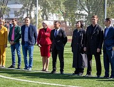 В Благовещенске открыли стадион Алексеевской гимназии