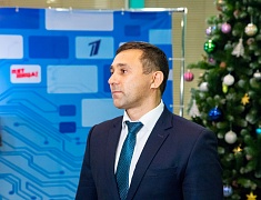 Мэр Благовещенска Олег Имамеев принял участие в запуске подсветки телебашни