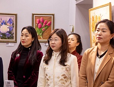 Женская делегация района Айгунь города Хэйхэ в Благовещенске