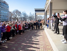 В самой космической школе Благовещенска – школе №5 – стартовала «Гагаринская неделя»