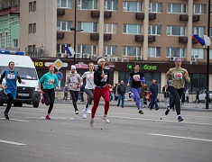 Легкоатлетическая эстафета "Амурской правды", посвящённая Дню Победы