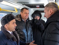 11 новых автобусов пополнили парк благовещенской «Автоколонны 1275»