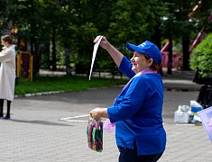 Мэр города Олег Имамеев поприветствовал старшее поколение на празднике в Горпарке