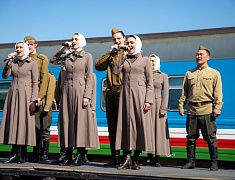 В Благовещенск прибыл «Поезд Победы»
