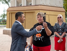 В Благовещенск на IX Международный фестиваль «Детство на Амуре» прибыла детская делегация из ДНР