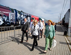 Областной центр принимает уникальный передвижной музей "Поезд Победы"