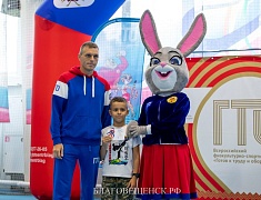 Вручение знаков отличия ГТО