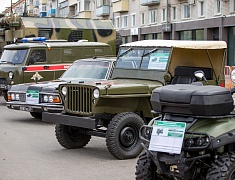Выставка военной техники ДВОКУ в честь Дня Победы