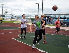 Торжественное открытие набережной реки Зея