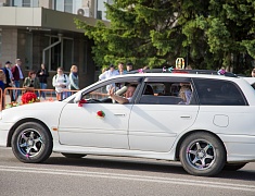 Парад семей и трудовых династий в честь празднования дня рождения Благовещенска