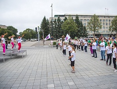 Порядка 350 благовещенцев вышли на общегородскую зарядку