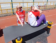 Семья из Благовещенска на областном Фестивале ГТО