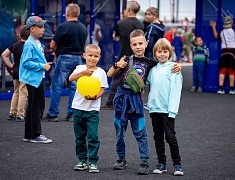 Торжественное открытие набережной реки Зея
