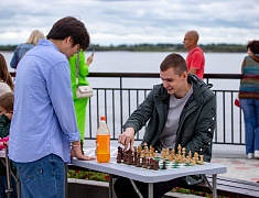 Торжественное открытие набережной реки Зея