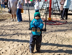 Открытие обновлённого двора на Чайковского, 47