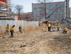 В Благовещенске прошел «здоровый» субботник