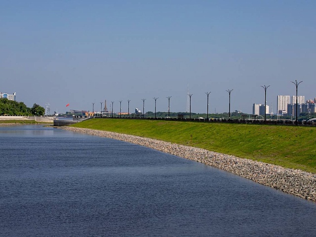 На пляже «Пограничный» в Благовещенске усилили безопасность в ночное время