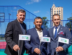 Лесную спортплощадку открыли в Благовещенске