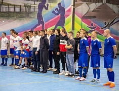 Открытие соревнований по мини-футболу