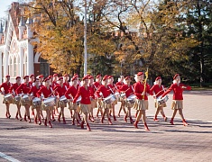 Автобус Победы вернулся в Благовещенск
