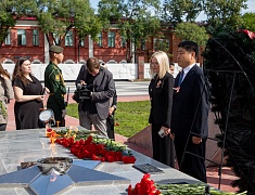  В Благовещенске отметили 80-летие окончания Второй мировой войны