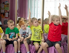 В детском саду № 32 для ребят провели обучение в рамках месячника пожарной безопасности