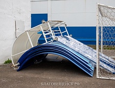 Начало модернизации футбольного стадиона спортшколы №3