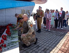 Память бойцов Великой Отечественной войны почтили в Благовещенске