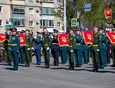 Торжественное прохождение войск Благовещенского гарнизона