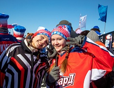 Соревнования по хоккею в рамках Международного российско-китайского фестиваля зимних видов спорта