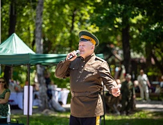 В Первомайском парке прозвучали задорные казачьи песни