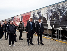 Благовещенск встретил «Поезд Победы»