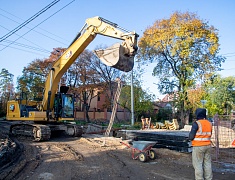 Мэр Благовещенска Олег Имамеев выехал на проблемные участки теплосетей