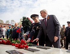 Церемония возложения цветов, посвященная 79-летию Победы в Великой Отечественной войне