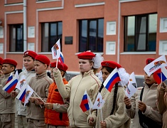 "Поезд Дружбы" встретили на железнодорожном  вокзале Благовещенска