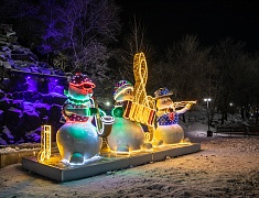 Благовещенск преображается к Новому году