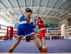 В спорткомплексе «Юность» стартовали соревнования по боксу среди юношей 13-14 лет