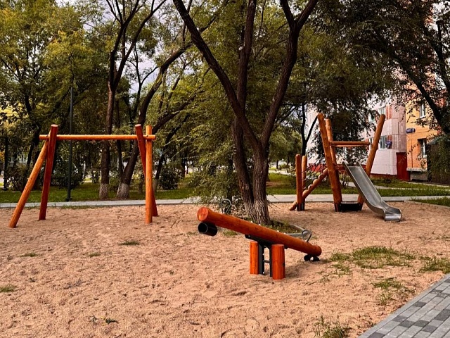 Сквер, который выбрали жители: зелёная зона на Калинина — Октябрьской готова на 90%! 