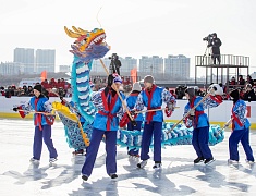 На Амуре между Благовещенском и Хэйхэ прошли Российско-китайские зимние игры