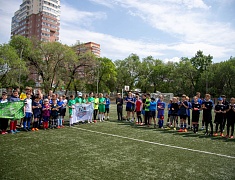 На базе стадиона гимназии №1 стартовали «Футбольные каникулы»