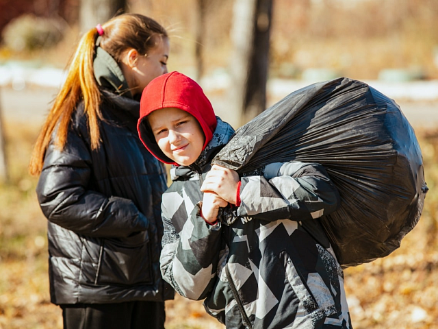 На полтысячи тонн мусора стал чище Благовещенск