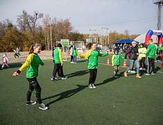 Сто юных благовещенцев с особенностями здоровья пробежали марафон