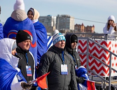 На Амуре между Благовещенском и Хэйхэ прошли Российско-китайские зимние игры