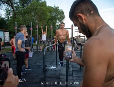 В Благовещенске отпраздновали День физкультурника