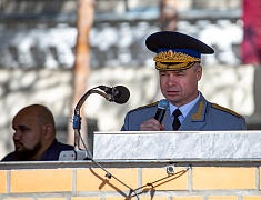 Благовещенские курсанты приняли воинскую присягу на плацу ДВОКУ