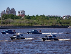 Торжественное прохождение войск Благовещенского гарнизона