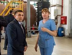 Мэр Олег Имамеев посетил производственный комплекс "Аметис"