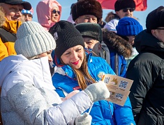 Соревнования по хоккею в рамках Международного российско-китайского фестиваля зимних видов спорта
