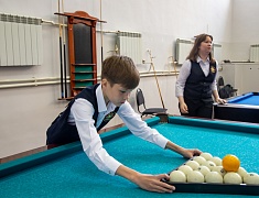 Турнир по бильярду среди благовещенцев с ОВЗ