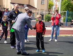 На базе стадиона гимназии №1 стартовали «Футбольные каникулы»